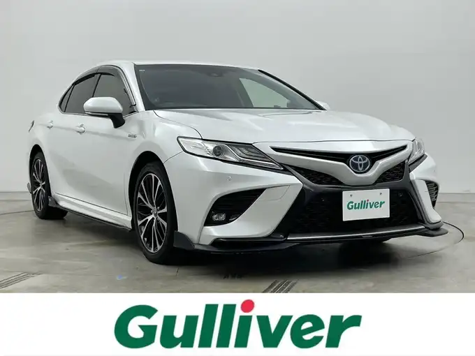 新着情報“カムリWSレザーパッケージ”2019年式プラチナホワイトパールマイカ入荷しました！