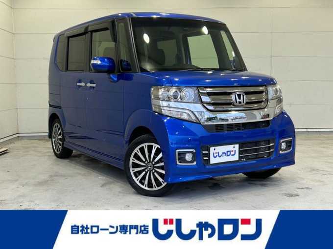 新着情報“Ｎ－ＢＯＸカスタムG・ターボLパッケージ”2016年式ブリリアントスポーティブルーメタリック2トーン入荷しました！