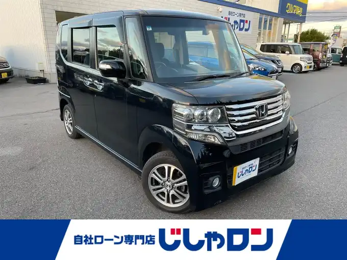 新着情報“Ｎ－ＢＯＸカスタムG・Lパッケージ”2013年式クリスタルブラックパール入荷しました！