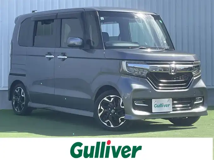 新着情報“Ｎ－ＢＯＸカスタムG・EXターボホンダセンシング”2017年式シャイニンググレーM入荷しました！