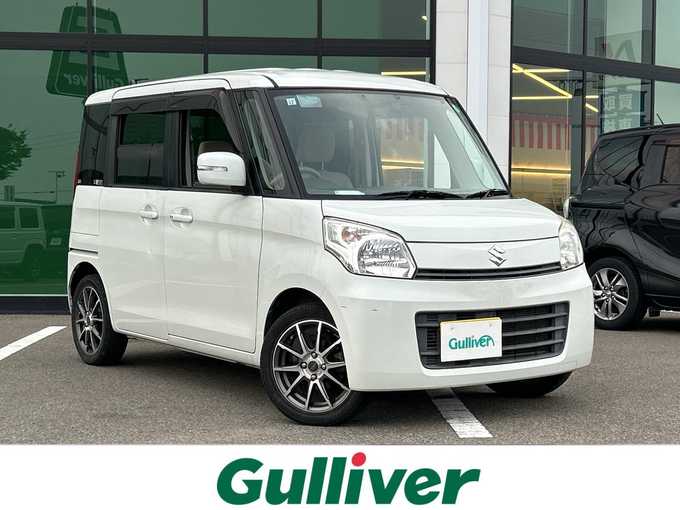 新着情報“スペーシアTスマートフォン連携ナビゲーション装着車”2013年式パールホワイト入荷しました！
