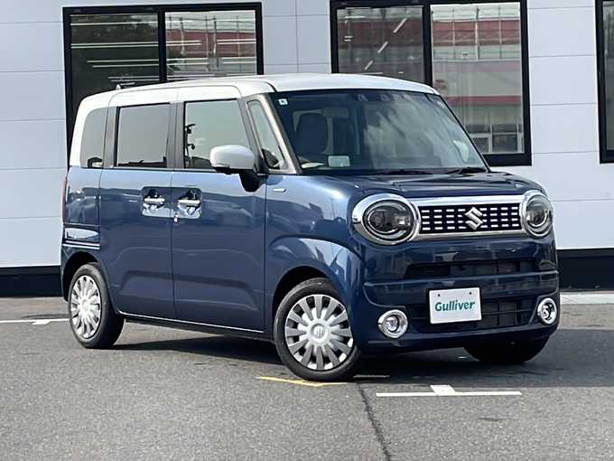 新着情報“ワゴンＲスマイルハイブリッドX”2023年式インディゴブルーメタリック/ホワイト2トーン入荷しました！