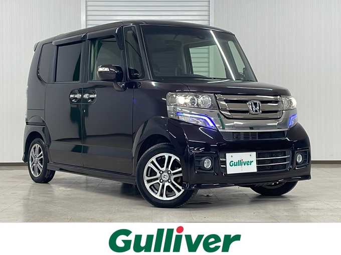 新着情報“Ｎ－ＢＯＸカスタム2トーンカラースタイル G・ターボLパッケージ”2015年式プレミアムベルベットパープル・パール入荷しました！