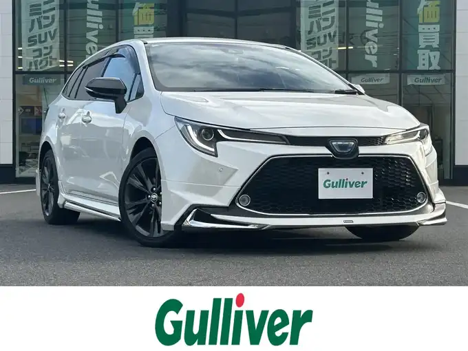 新着情報“カローラツーリングハイブリッド ダブルバイビー”2020年式ホワイトパールクリスタルシャイン入荷しました！