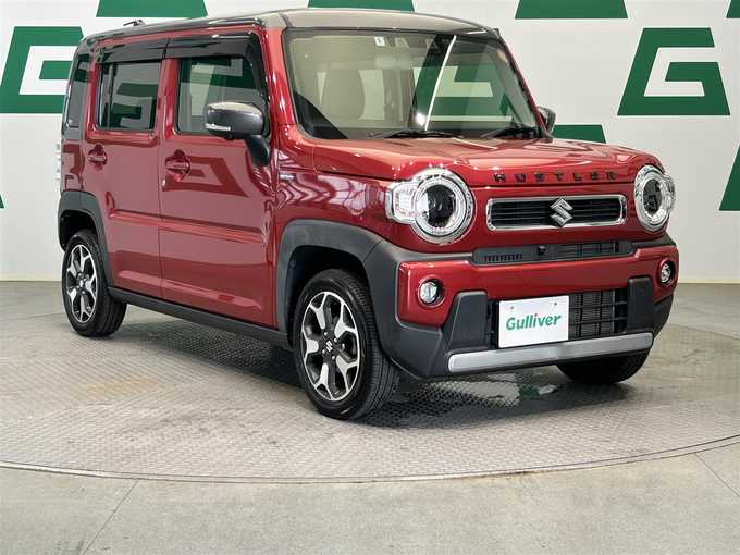 新着情報“ハスラーハイブリッドXターボ”2020年式フェニックスレッドパール/ガンメタリック2トーンルーフ入荷しました！