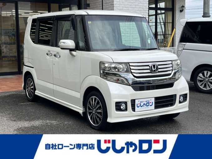 新着情報“Ｎ－ＢＯＸカスタムG特別仕様車ターボSSパッケージ”2013年式プレミアムホワイトパール入荷しました！