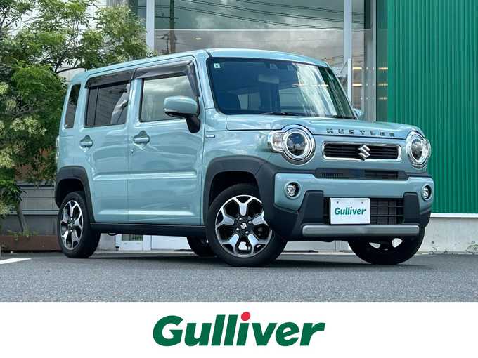 新着情報“ハスラーハイブリッドX”2021年式オフブルーM入荷しました！