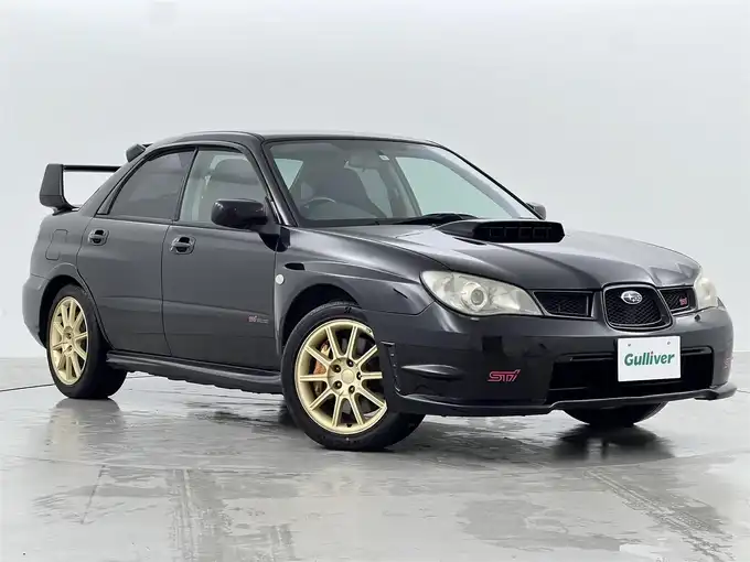 新着情報“インプレッサ ＷＲＸSTi”2005年式オブシディアンブラックパール入荷しました！