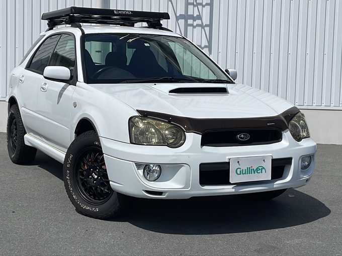 新着情報“インプレッサスポーツワゴンWRX”2004年式ピュアホワイト入荷しました！