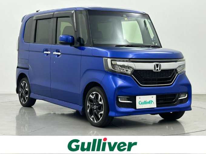 新着情報“Ｎ－ＢＯＸカスタムG・Lターボホンダセンシング”2018年式ブリリアントスポーティブルーメタリック2トーン入荷しました！