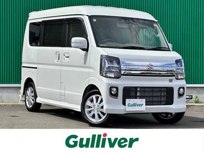 新着情報“エブリイワゴンPZターボ ハイルーフ”2025年式パールホワイト入荷しました！