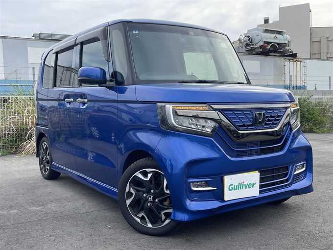 新着情報“Ｎ－ＢＯＸG・Lターボホンダセンシング”2018年式ブリリアントスポーティブルーメタリック2トーン入荷しました！