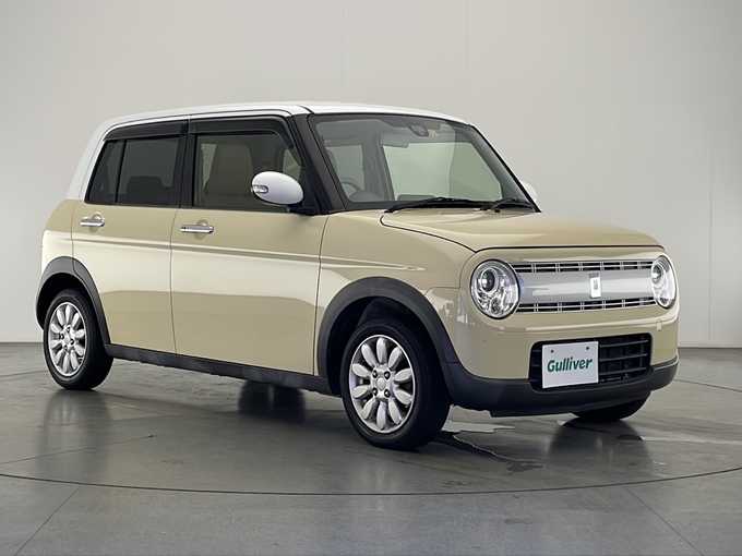 新着情報“アルトラパンX 全方位モニター付メモリーナビゲーション装着車”2016年式シフォンアイボリーメタリック入荷しました！