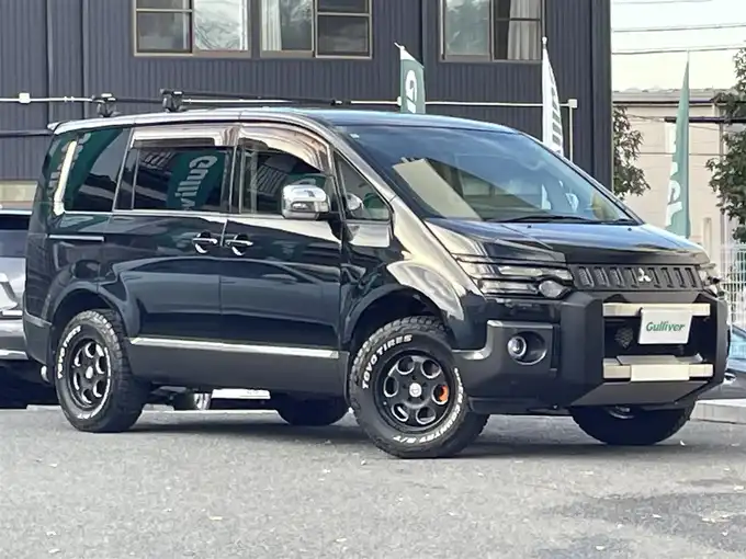 新着情報“デリカＤ：５G パワーパッケージ”2008年式ディープブラックマイカ入荷しました！