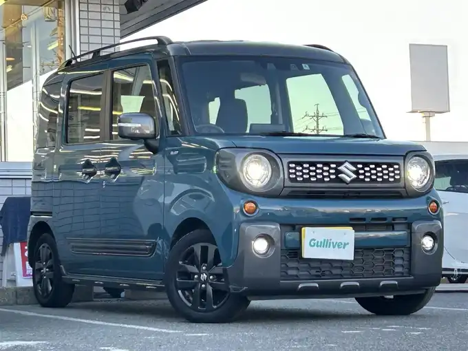 新着情報“スペーシアギアハイブリッドXZ ターボ”2022年式デニムブルー ガンメタリック 2トーン入荷しました！