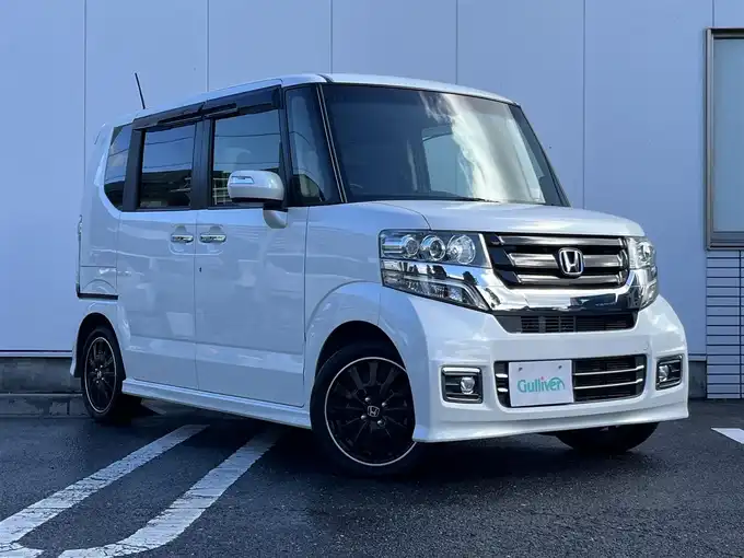 新着情報“Ｎ－ＢＯＸカスタムG特別仕様車ターボSSブラックスタイルパッケージ”2016年式プレミアムホワイトパールⅡ入荷しました！