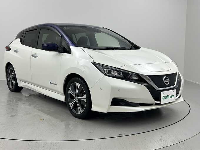 新着情報“リーフX”2018年式ブリリアントホワイトパール/オーロラフレアブルーパール 2トーン入荷しました！