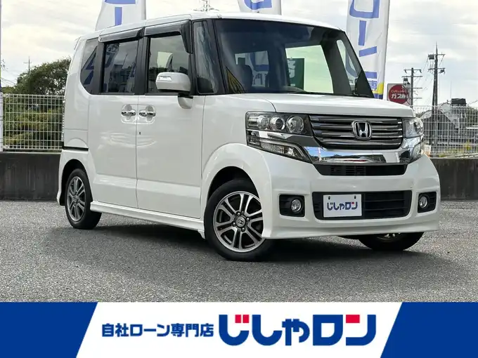 新着情報“Ｎ－ＢＯＸカスタムG特別仕様車SSパッケージ”2014年式プレミアムホワイトパール入荷しました！