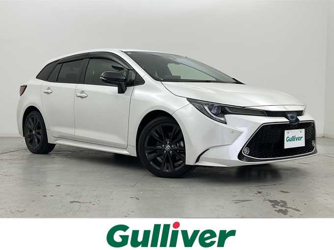 新着情報“カローラツーリングハイブリッド ダブルバイビー”2021年式ホワイトパールクリスタルシャイン入荷しました！