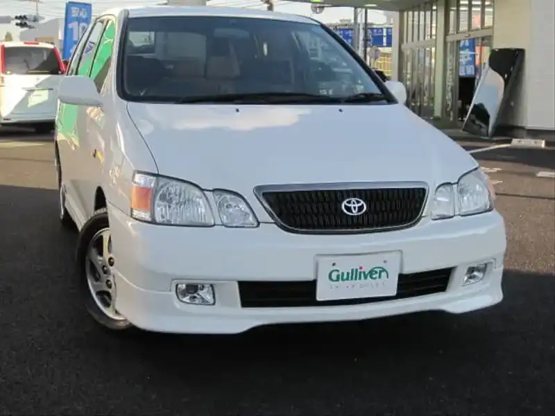 カタログ画像：ガイア（GAIA） ガイア エアロパッケージ 2001年4月 GF-SXM15G 2000cc ホワイトパールマイカ 燃費11.4km / l  メイン（その他）