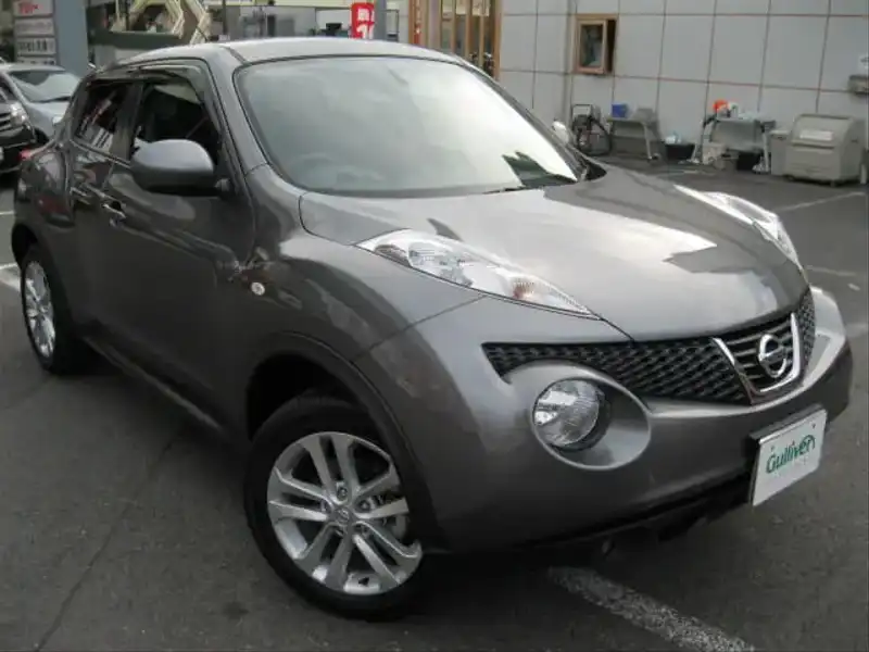 カタログ画像：ジューク（JUKE） １５ＲＸ 2010年6月 DBA-YF15 1500cc ダークメタルグレー（Ｍ） 燃費17.2km / l メイン（その他）