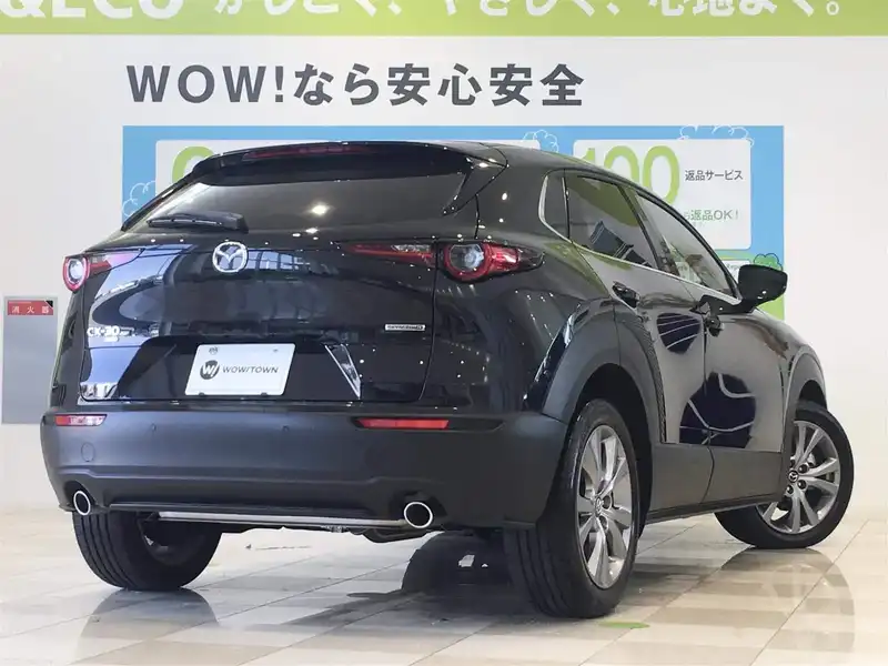 カタログ画像：ＣＸ－３０（CX-30） ＸＤ Ｌパッケージ 2019年10月 3DA-DM8P 1800cc ジェットブラックマイカ 燃費18.4km / l バック