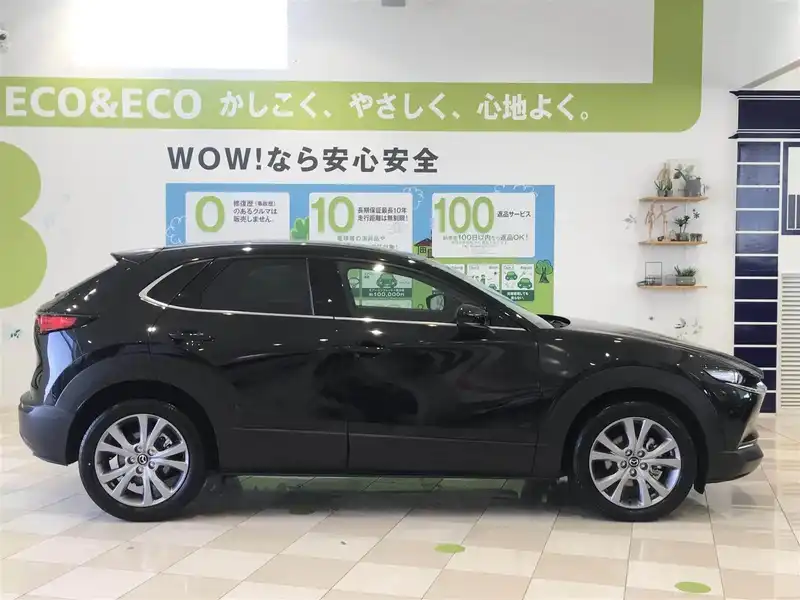 カタログ画像：ＣＸ－３０（CX-30） ＸＤ Ｌパッケージ 2021年1月 3DA-DM8P 1800cc ジェットブラックマイカ 燃費18.4km / l 外装