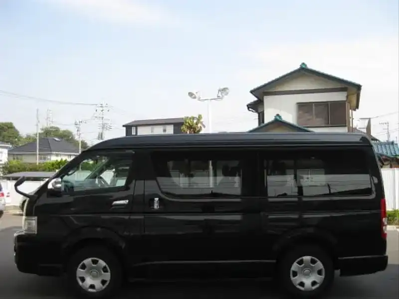 カタログ画像：ハイエースワゴン（HIACE WAGON） ＧＬ 2007年8月 CBA-TRH214W 2700cc ブラックマイカ 燃費9.1km / l  外装