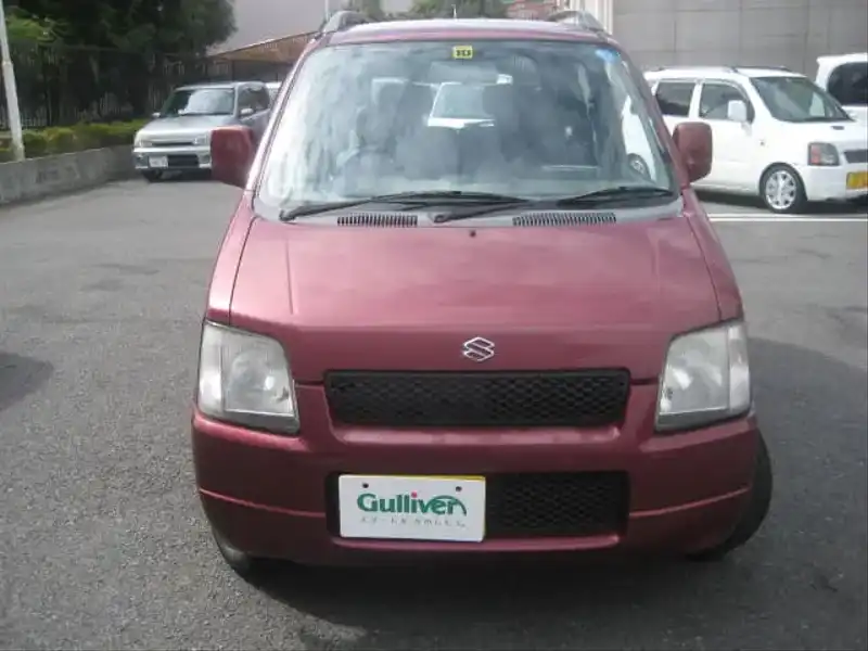 カタログ画像：ワゴンＲ（WAGON R） ＲＴ／Ｓ 1995年2月 E-CV21S 660cc ラジアントレッドマイカ 燃費18.2km / l  フロント