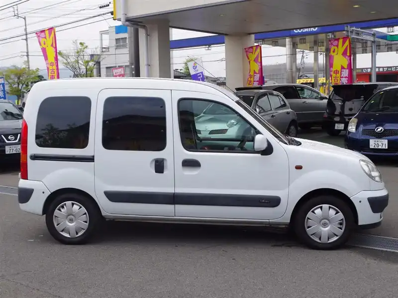 カタログ画像：カングー（KANGOO） １．６（ダブルバックドア） 2004年4月 GH-KCK4M 1600cc グラシエ・ホワイト 外装