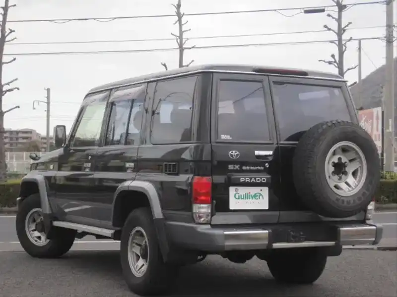 1000063 | カタログ画像：ランドクルーザープラド（LAND CRUISER PRADO） ＳＸワイドリミテッド 1995年12月 KD-KZJ78W 3000cc バック