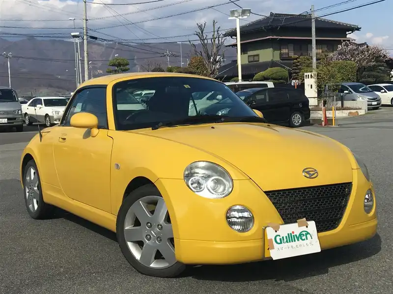 カタログ画像：コペン（COPEN） タンレザーエディション 2004年6月 ABA-L880K 660cc ＤＣ・ジョーヌイエロー 燃費15.2km / l  メイン（その他）