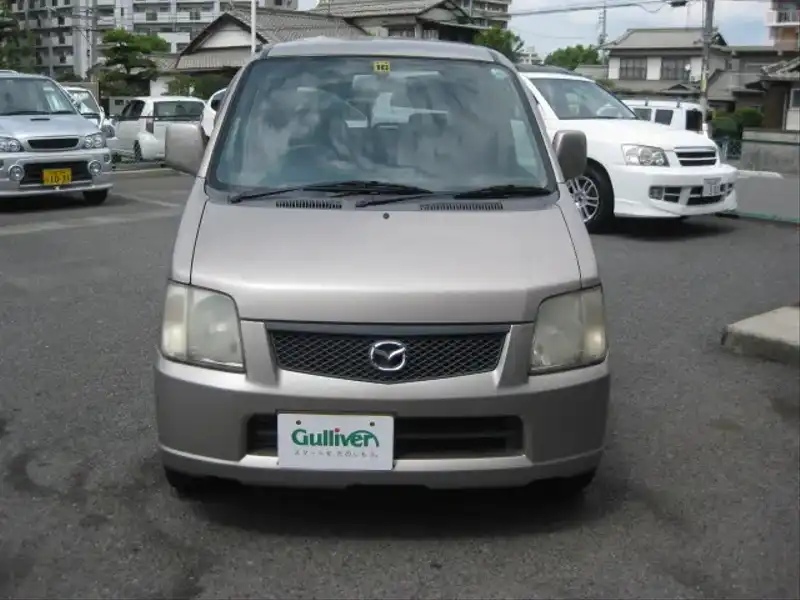 カタログ画像：ＡＺワゴン（AZ-WAGON） ＦＭ－Ｇターボ 2002年9月 TA-MD22S 660cc シルキーシルバーメタリック 燃費16.8km / l  フロント