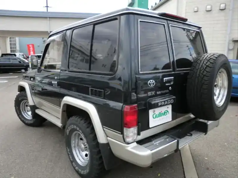 カタログ画像：ランドクルーザープラド（LAND CRUISER PRADO） ２ドア プラドＳＸワイド 1995年1月 KD-KZJ71W 3000cc ランドブリーズトーニング バック