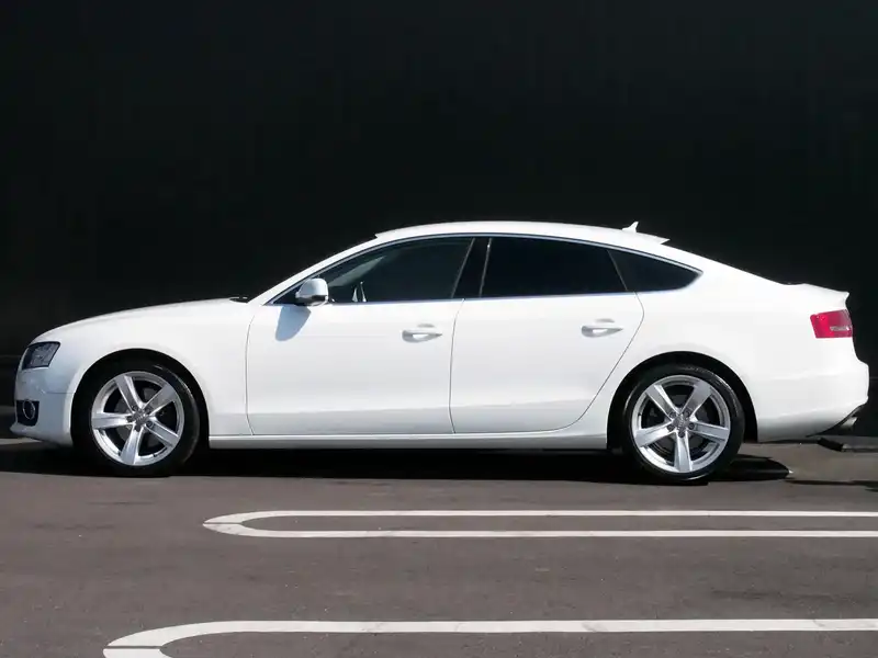 カタログ画像：Ａ５スポーツバック（A5 SPORTBACK） ２．０ＴＦＳＩクワトロ 2010年5月 ABA-8TCDNL 2000cc アイビスホワイト 燃費12.0km / l  外装