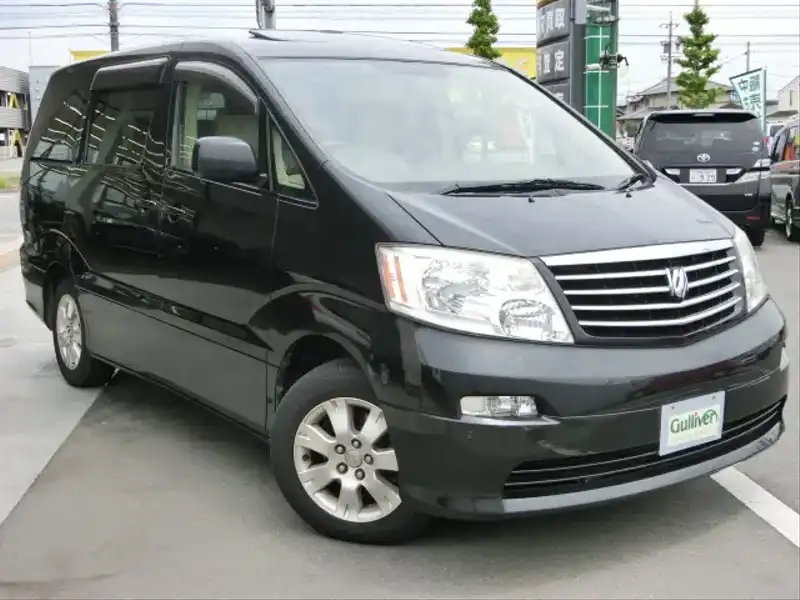 カタログ画像：アルファードＶ（ALPHARD V） ＡＸ トレゾア・アルカンターラバージョン 2004年6月 CBA-ANH15W 2400cc ブラックマイカ 燃費9.4km / l  メイン（その他）