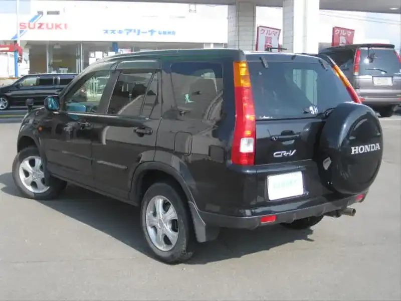 カタログ画像：ＣＲ－Ｖ（CR-V） パフォーマｉＬ－Ｓ 2004年3月 ABA-RD5 2000cc グラファイト・パール 燃費13.0km / l  バック