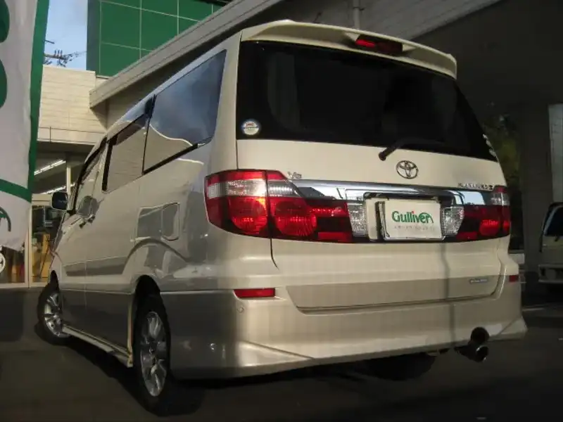 10018867 | カタログ画像：アルファードＧ（ALPHARD G） ＭＺ Ｇエディション 2004年4月 TA-MNH10W 3000cc ゴールドメタリック バック