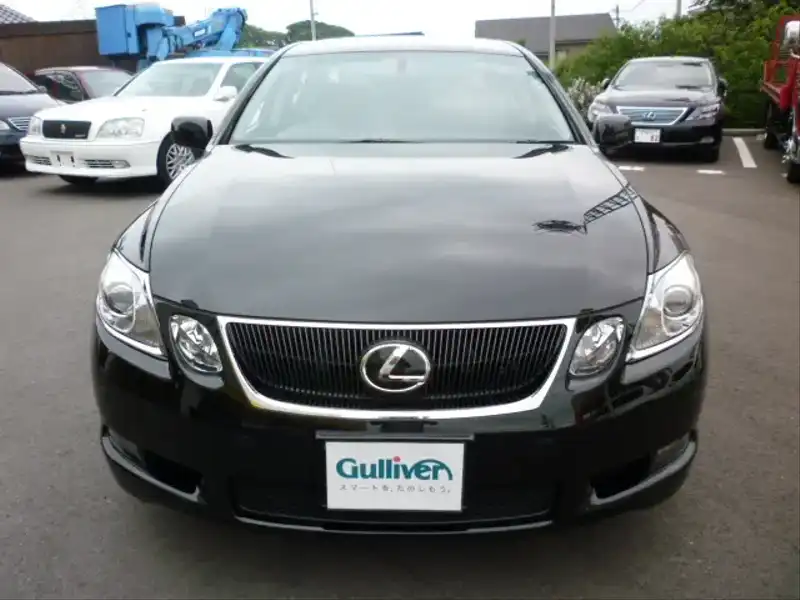 カタログ画像：ＧＳ（GS） ＧＳ４５０ｈ バージョンＬ 2006年3月 DAA-GWS191 3500cc ブラック 燃費14.2km / l  フロント