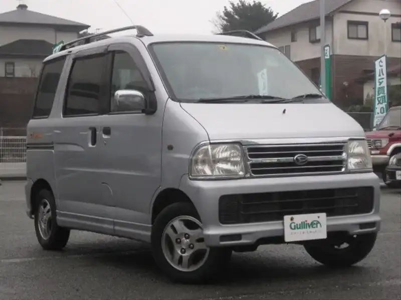 カタログ画像：アトレーワゴン（ATRAI WAGON） カスタム Ｓエディション 2000年9月 GF-S230G 660cc ブルーイッシュシルバーメタリック 燃費14.2km / l  メイン