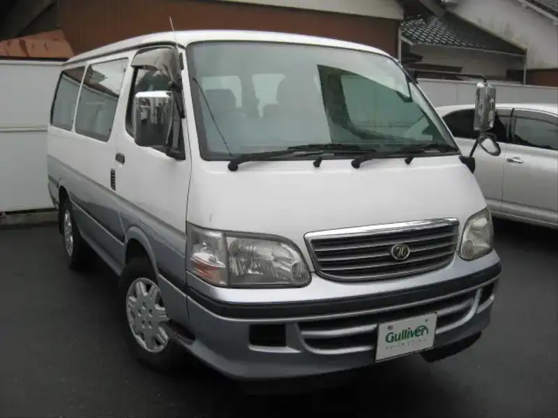 カタログ画像：ハイエースワゴン（HIACE WAGON） スーパーカスタム セミミドルルーフ 2004年4月 KH-KZH100G 3000cc マーベラスシルバートーニング 燃費9.5km / l  メイン（その他）