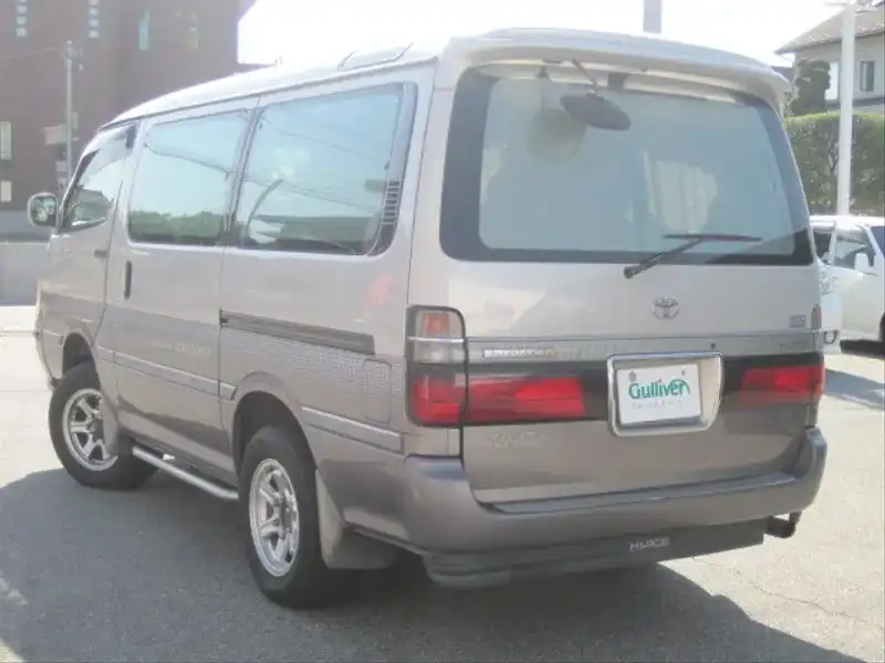 カタログ画像：ハイエースワゴン（HIACE WAGON） スーパーカスタムＧ 1996年8月 KD-KZH100G 3000cc シルキーローズトーニング バック