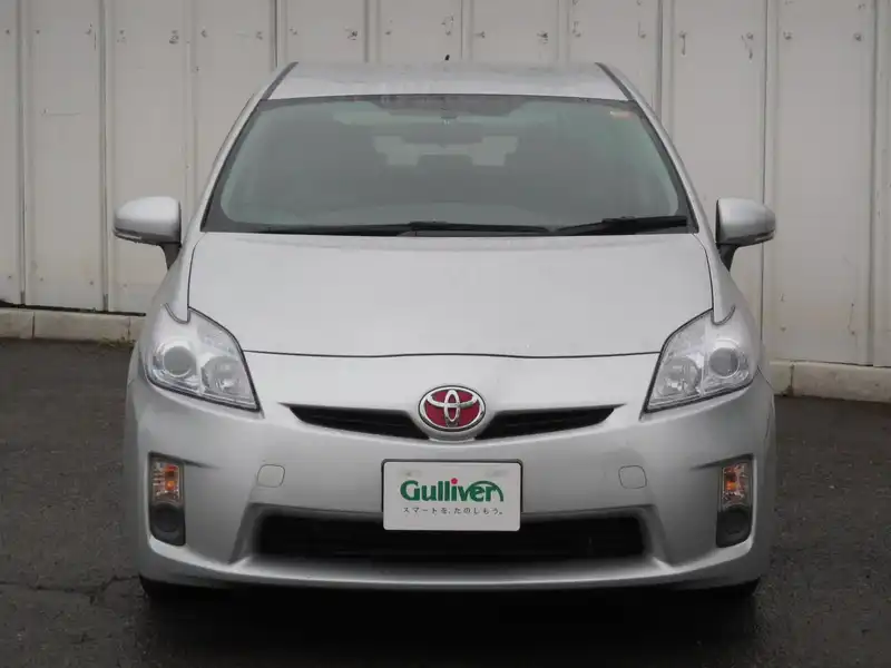 カタログ画像：プリウス（PRIUS） Ｌ 2009年5月 DAA-ZVW30 1800cc シルバーメタリックorアイスバーグシルバーマイカメタリック 燃費32.6km / l フロント