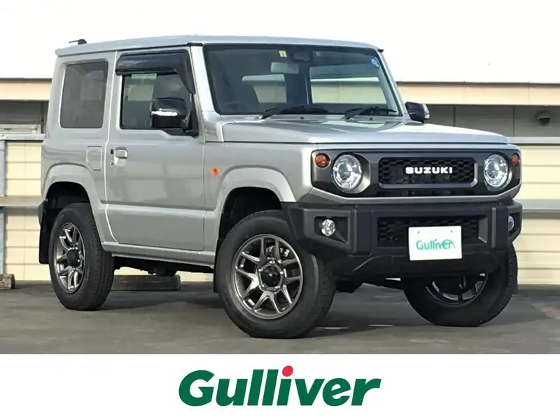 カタログ画像：ジムニー（JIMNY） ＸＧ スズキセーフティサポート装着車 2021年10月 3BA-JB64W 660cc シルキーシルバーメタリック 燃費14.3km / l メイン（その他）