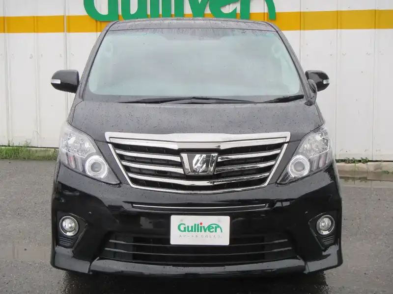 カタログ画像：アルファード（ALPHARD） ２４０Ｓ タイプゴールド 2012年9月 DBA-ANH25W 2400cc ブラック 燃費10.4km / l フロント