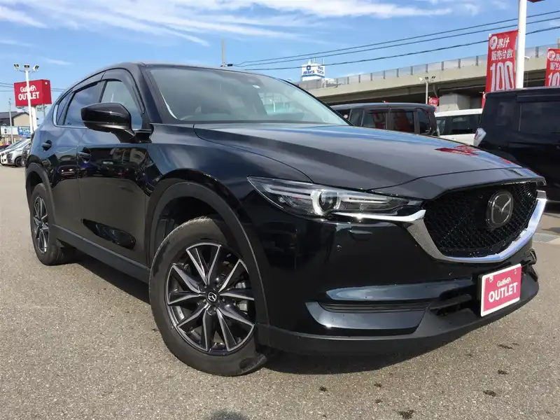 カタログ画像：ＣＸ－５（CX-5） ２５Ｓ シルクベージュセレクション 2020年1月 6BA-KF5P 2500cc ディープクリスタルブルーマイカ 燃費13.0km / l メイン（その他）