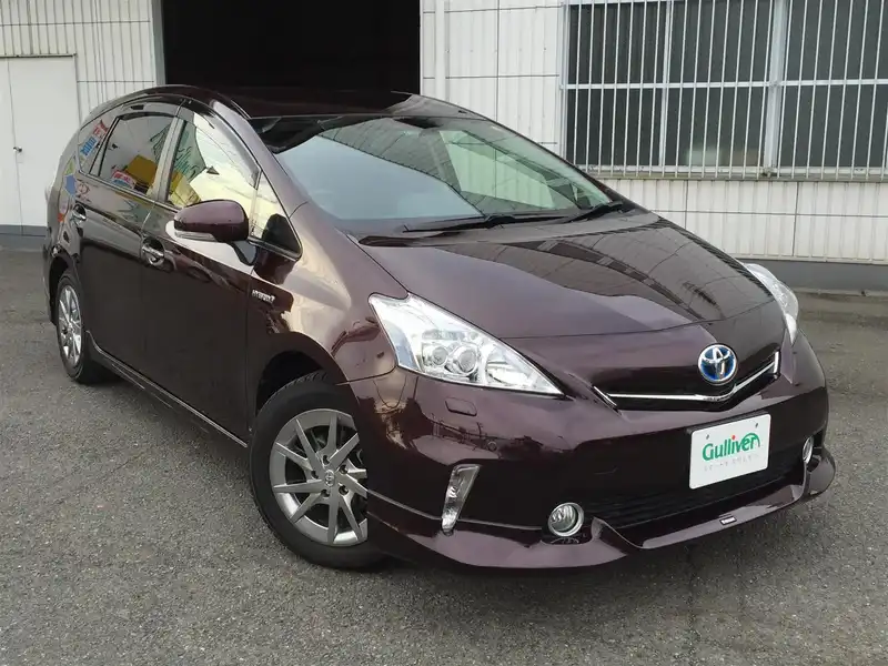 カタログ画像：プリウスα（PRIUS ALPHA） Ｇ チューン ブラック 2014年4月 DAA-ZVW41W 1800cc ブラッキッシュレッドマイカ 燃費26.2km / l メイン（その他）