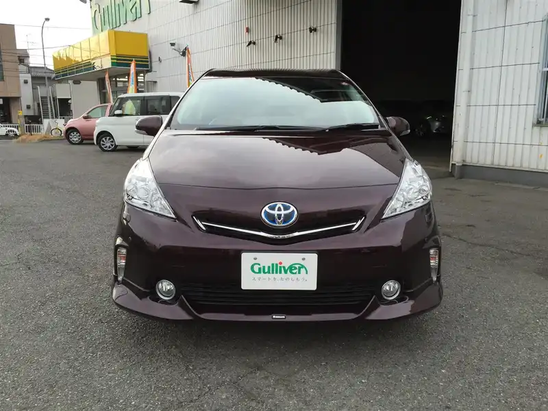 10084103 | カタログ画像：プリウスα（PRIUS ALPHA） Ｇ チューン ブラック 2013年8月 DAA-ZVW40W 1800cc ブラッキッシュレッドマイカ フロント