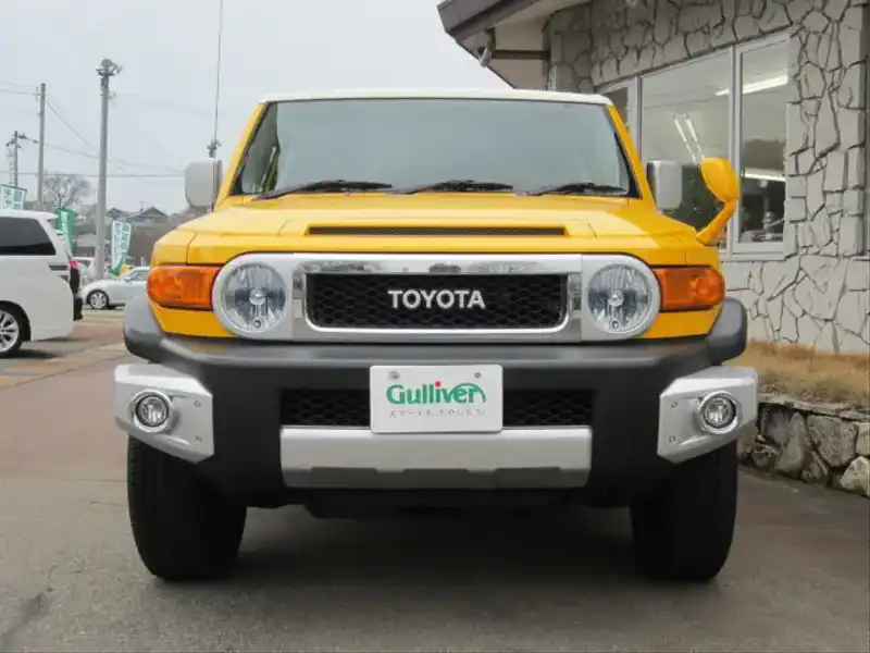 カタログ画像：ＦＪクルーザー（FJ CRUISER） カラーパッケージ 2014年7月 CBA-GSJ15W 4000cc ツートーン イエロー 燃費8.0km / l フロント