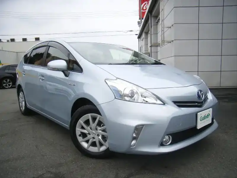 カタログ画像：プリウスα（PRIUS ALPHA） Ｓ 2013年8月 DAA-ZVW41W 1800cc クリアーストリームメタリック 燃費26.2km / l メイン（その他）